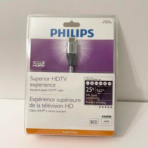 Philips HDMI Cable 25ft. Superior Hi-Definition TV